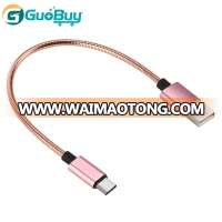 20cm Type C Phone Cable USB-C 3.1 Type C Male to 3.0 Type A Male Sync Data Charger Fast Charging Cable Universal Phone Cores