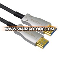 RJC1083A-10m customized logo package sticker 2.0 60Hz 4:4:4 18Gbps rated Hybrid of Copper Fiber HDMI AOC optical cable