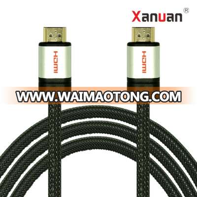 XANUAN aluminum and mesh braided hdmi Cord 6FT HDMI Cable 2.1V 4K 60Hz with Audio Ethernet for Amazon