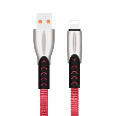 usb-c cable nylon weave 5V/3A fast charger flat type c usb data charging cable for android